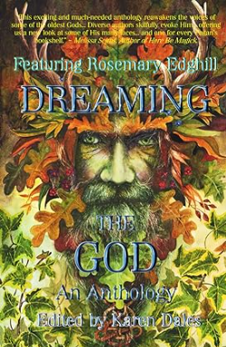 Cover of the anthology Dreaming the God.